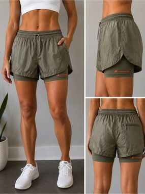 Adidas H.Koumori Women's Athletic Shorts with biker shorts attached